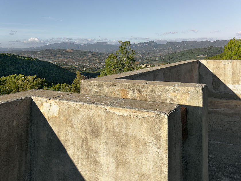 Ono Tadashi - Domaine de Crestet, studies of trees, surfaces and shadows